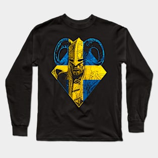 Swedish Viking Warrior Long Sleeve T-Shirt